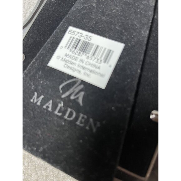 Decorative Malden‎ Vintage Bell-Shaped BOW Wedding Photo Frame 4x6 metal - Picture 7 of 8